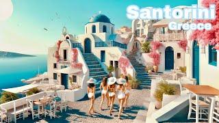 Santorini, Greece  - Imerovigli, Oia & Fira - 4k HDR 60fps Walking Tour (▶157min)