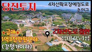 [급매]당진송악읍토지(싼땅)매매-2차선도로접한 자연녹지지역 임야 954평-시세대비 저렴한 개발하기 좋은 임야-감정가이하 7억2천만원 매매