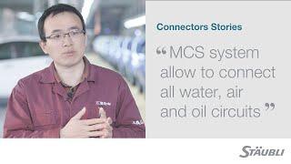 Chinese cars in motion thanks to Stäubli connectors