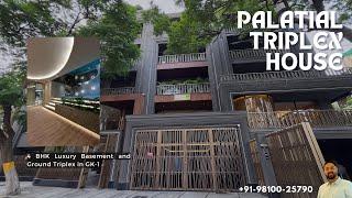 LUXURY TRIPLEX HOUSE IN GK-1, SOUTH DELHI | 500 YARDS | POOL AND PARTY HALL | 4 BHK IN SOUTH DELHI