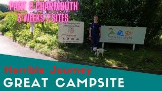 Arriving At Charmouth Camping And Caravanning Club Site