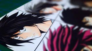 Drawing L in different anime styles - Death Note