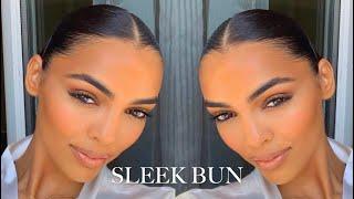 QUICK AND EASY SLEEK BUN :) SANDRA SHEHAB