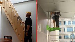 INCREDIBLE Elevators And Folding Stairs | Cool home Designs and inventions