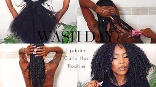 WASH DAY: My *UPDATED* Curly Hair Routine (HIGHLY REQUESTED!)