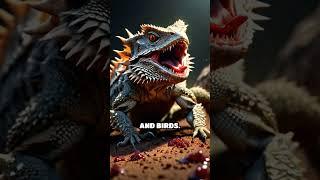 Horned Lizard's Unique Defense Mechanism