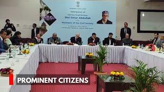 Omar Abdullah Along With Cabinet Ministers Holds Meeting With  Prominent Citizens Of Jammu