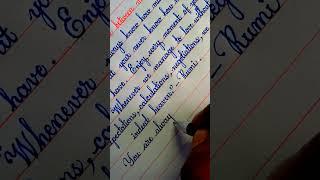 The best handwriting ever #handwriting #cursive #handwritingpractice #art