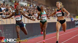 Natalia Kaczmarek & USA's Shamier Little take it to the wire in Monaco 400m | NBC Sports