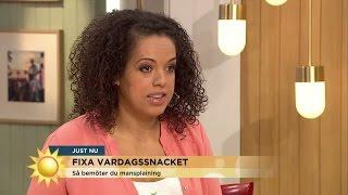 Så hanterar du översittare och idéknyckare – Elaine pratar mansplaining - Nyhetsmorgon (TV4)