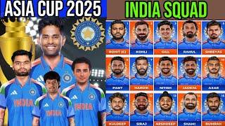 Asia Cup 2025 India Squad | Team India Final Squad for Asia Cup 2025 | Asia Cup 2025 Ind Full Squad