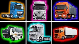 Scania Truck & Volvo Truck & Mercedes Bus Horn - Sound Variations  in 30 MIN  [Mega Mix]