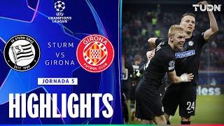 HIGHLIGHTS - Sturm vs Girona | UEFA Champions League 24/25 | TUDN