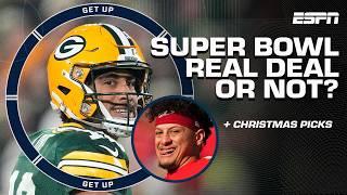 NFL CHRISTMAS DAY PICKS  Are the PACKERS LEGIT Super Bowl contenders?  Foxworth says YES! | Get Up