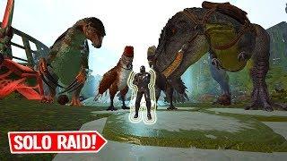 Destroying A Tribe Solo! - ARK Solo Small Tribes PvP