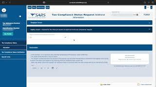 How to Get A SARS Tax Clearance Certificate (Tax Pin) on Efiling | Letter of Good Standing