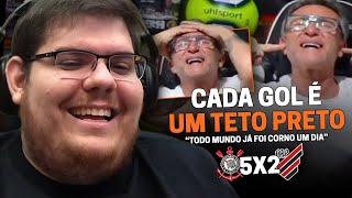 CASIMIRO REAGE: RÁDIO CRAQUE NETO - CORINTHIANS 5X2 ATHLETICO - BRASILEIRÃO 2024 |Cortes do Casimito