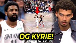 Di makapaniwala si Wemby sa ginawa ni Kyrie Irving, kinaliwa pa ni Uncle Drew!