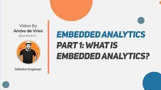 Embedding Tableau - What is Embedded Analytics? (Part 1 of 9)