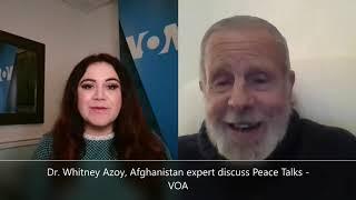 Dr. Whitney Azoy, Afghanistan expert discuss peace talks- English