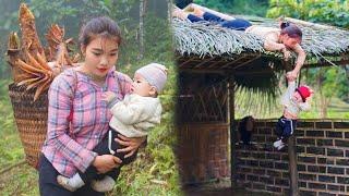 30 Days, Single Mother, Building a Bamboo Kitchen, Picking Bamboo Shoots, Trieu Thi Hien