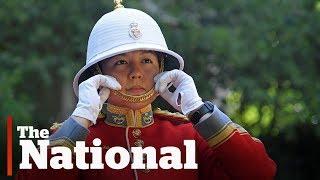 Canadian female officer leads Queen’s Guard