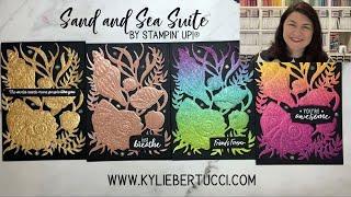 Sand & Sea Suite - Rainbow Glimmer Paper! #kyliebertucci