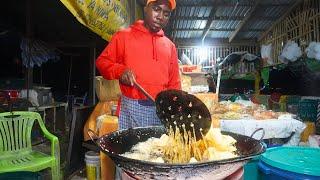 Making Cassava Fries and Sugarcane Juice – Tanzanian Street Food