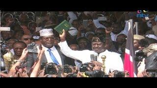 Raila Odinga sworn in as the people’s president in record time