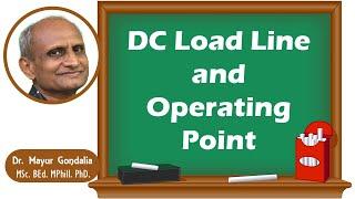 DC Load Line and Operating Point of Transistor | Q Point and DC Load Line | Quiescent or Bias Point