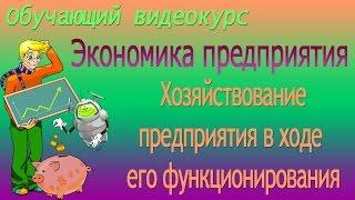 Хозяйствование предприятия. Цели предприятия. Урок 61