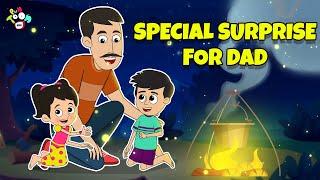 Special Surprise for Dad | Happy Father’s Day | English Cartoon | Moral Stories | PunToon Kids