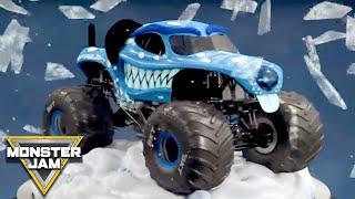 Ice Monster Mutt Dalmatian Monster Jam Truck 360 Turntable Views | Monster Jam