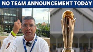 No CT team announcement today! BCCI meet with coach-captain-chief selector