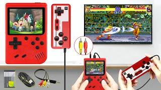 Retro Portable Mini Handheld Video Game Console 8-Bit 3.0 Inch Color LCD Player Built in 400 Games