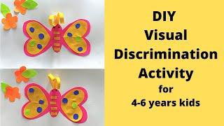 Easy DIY Visual Discrimination Activity for 4-6 years Kids