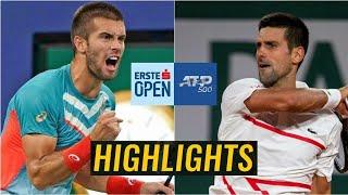 Novak Djokovic vs Borna Coric Highlights ERSTE BANK OPEN VIENNA 2020