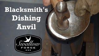 Homemade Anvil. Blacksmiths Dishing Anvil - Metal Stump: swallow forge