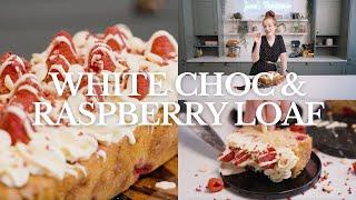 White Chocolate & Raspberry Loaf Cake Recipe | Jane’s Patisserie