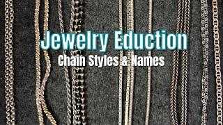 Jewelry Education: Chain Styles & Names (Part 1)