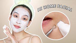 How to:  Do A Facial At Home + Extractions