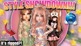 Playing *STYLE SHOWDOWN* In Dress To Impress As A TOP MODEL!! (Is it RIGGED?!?)