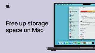 How to free up storage space on Mac | Apple Support