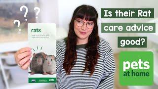 Reacting to the NEW Pets at home rat care guide