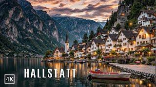 Hallstatt Austria  A Fairytale Evening Walk in Hallstatt , Austria's Most Beautiful Village 4K