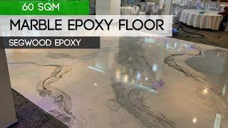 Epoxy marble floor 60sqm - SEGWOOD Style