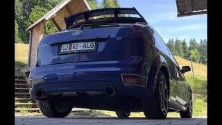 Ford Focus ST225 3" MALIAN CATBACK with 3" 200cell CAT and 3" AIRTEC DOWNPIPE, idle and revs!