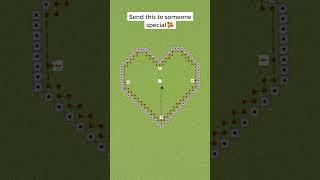 Firework Heart for Someone Special #shorts #minecraft