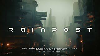 RAINPOST: Sci Fi Cyberpunk Ambient | Future City Rain Music For Relaxation