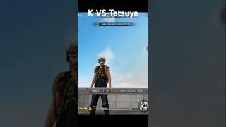 K VS Tatsuya Ability Power Test    #ffshorts #freefire  #shorts #ability power test #gaming